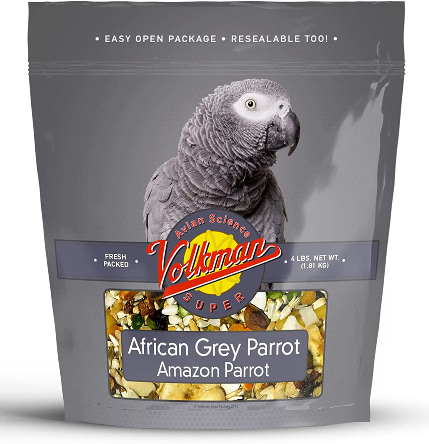 Volkman Avian African Grey Food A 4lb